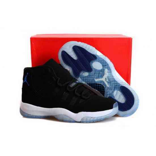 Air Jordan 11 Shoes 2014 Mens Bred Nubuck Black Blue